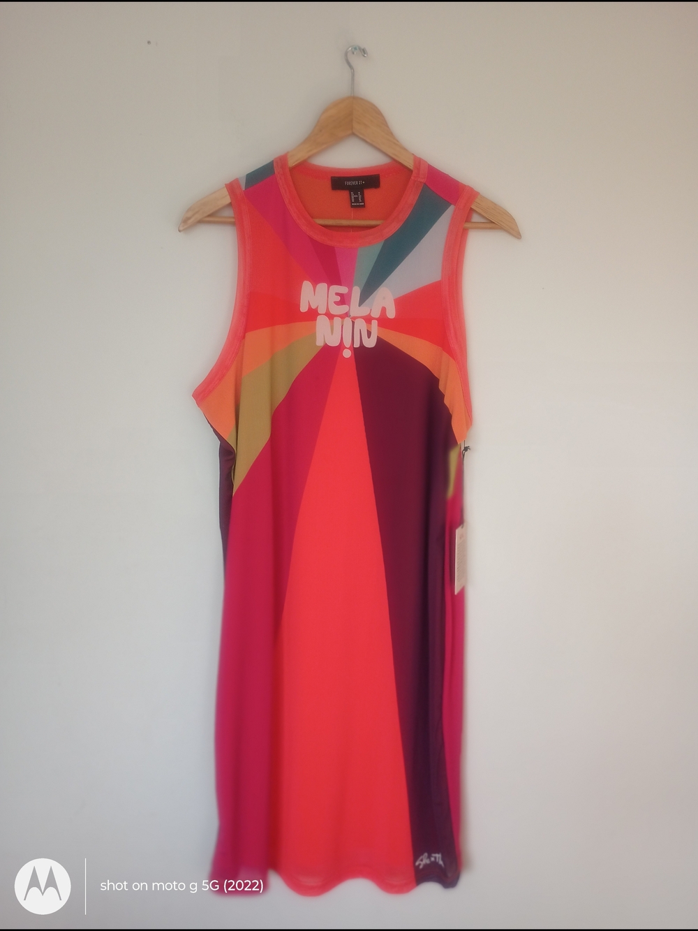 Forever 21 Multicolor Sleeveless Shift Dress By Shae Anthony Size 1X
